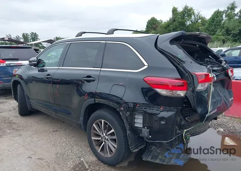 2018 Toyota Highlander Xle from USA, damaged, VIN 5TDJZRFH2JS529573